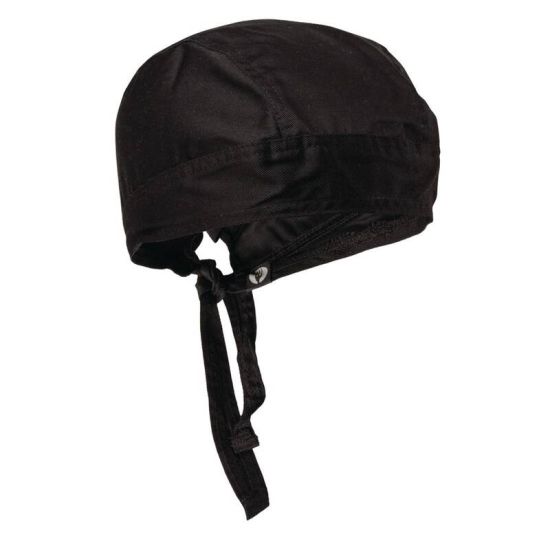 Chef Works Headwrap Black URO A702 Chef Works Headwrap Black URO A702