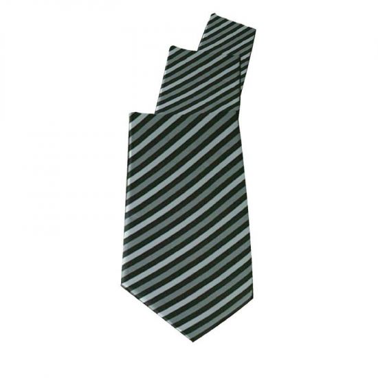Uniform Works Tie Grey Skinny Stripe URO A885