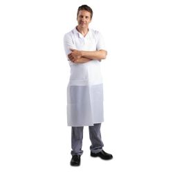 Whites Waterproof Bib Apron White Whites Waterproof Bib Apron White