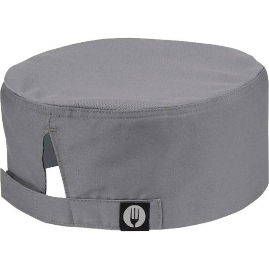 Colour By Chef Works Cool Vent Beanie Grey URO A919 Colour By Chef Works Cool Vent Beanie Grey URO A919