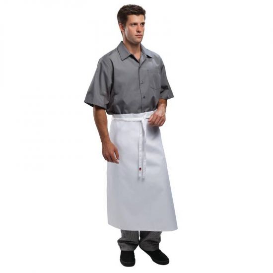 Chef Works Long Four Way Waist Apron White URO A925
