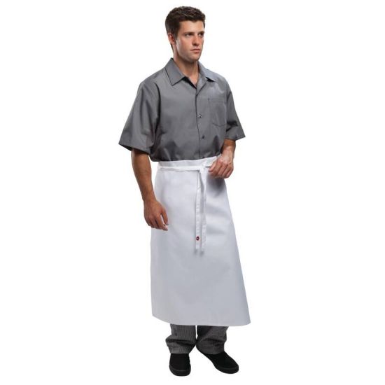 Chef Works Long Four Way Waist Apron White URO A925