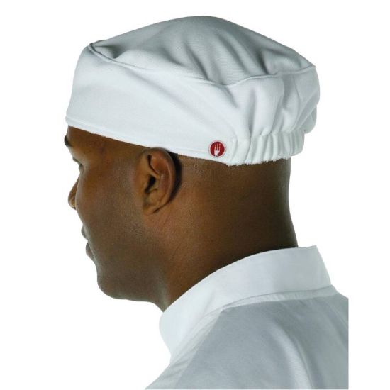 Chef Works Total Vent Beanie White URO A977 Chef Works Total Vent Beanie White URO A977