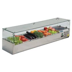 Polar G-Series Countertop Prep Fridge 6x 1/4GN Polar G-Series Countertop Prep Fridge 6x 1/4GN