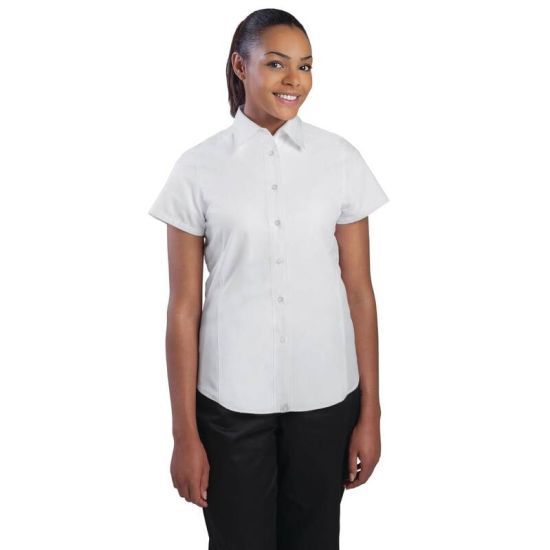 Chef Works Womens Cool Vent Chefs Shirt White M URO B180-M