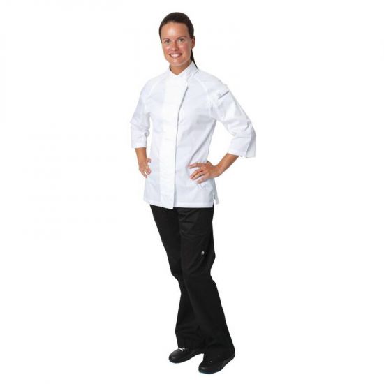 Chef Works Cool Vent Verona Womens Chefs Jacket White XS URO B186-XS