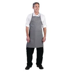 Chef Works Bib Apron Grey Chef Works Bib Apron Grey