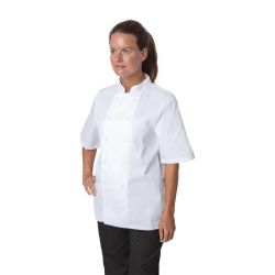 Whites Boston Unisex Short Sleeve Chefs Jacket White  M