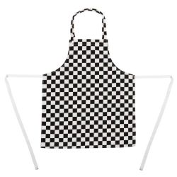 Whites Childrens Bib Apron Big Black And White Check