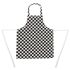 Whites Childrens Bib Apron Big Black And White Check