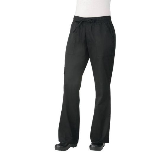 Chef Works Womens Cargo Chefs Trousers Black XL URO B630-XL