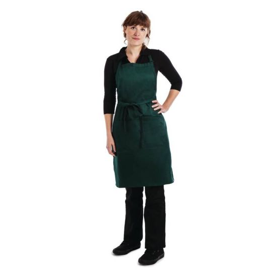 Chef Works Butchers Apron Hunter Green URO B677