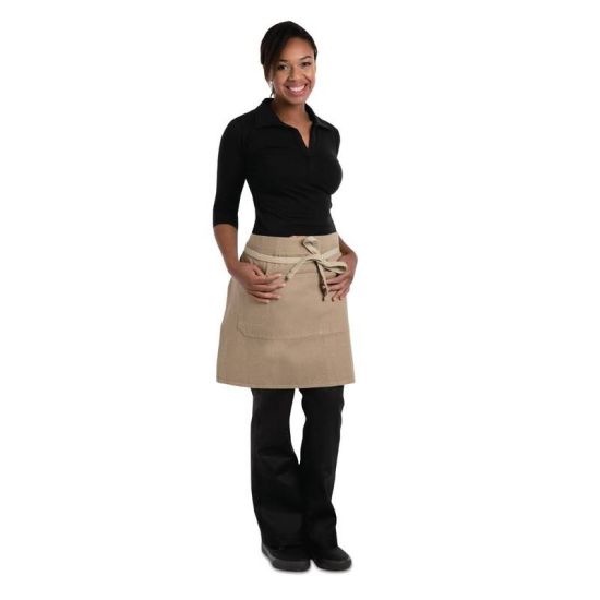 Chef Works Urban Austin Denim Half Bistro Apron Natural URO BB019 Chef Works Urban Austin Denim Half Bistro Apron Natural URO BB019