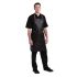 Chef Works Urban Wet Look Boulder Bib Apron Black And Brown