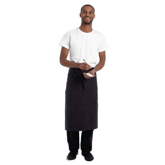 Chef Works Urban Rockford Canvas Bistro Apron Steel Grey URO BB044 Chef Works Urban Rockford Canvas Bistro Apron Steel Grey URO BB044