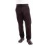 Chef Works Men's Lightweight Slim Trouser Black Size L