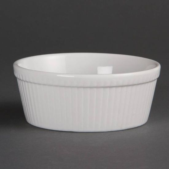 Olympia Whiteware Round Pie Dishes 134mm Box of 6 URO C042