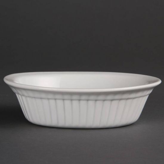Olympia Whiteware Oval Pie Dishes 170mm Box of 6 URO C110