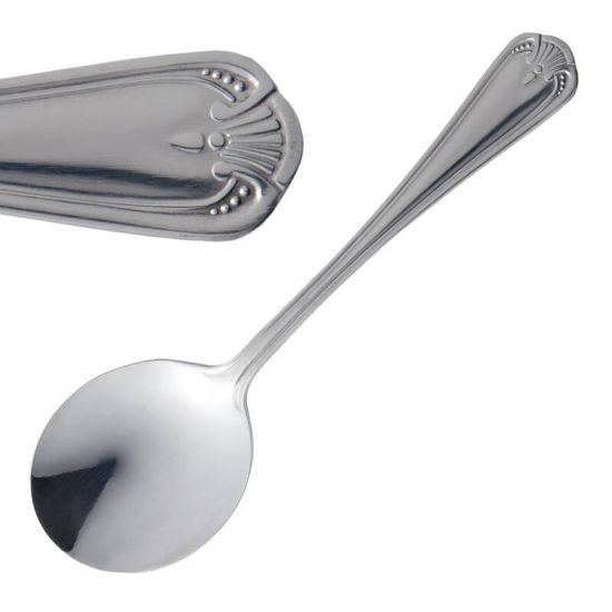 Olympia Jesmond Soup Spoon Box of 12 URO C152