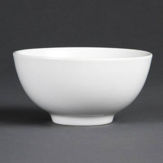Olympia Whiteware Rice Bowls 130mm Box of 12 URO C253 Olympia Whiteware Rice Bowls 130mm Box of 12 URO C253