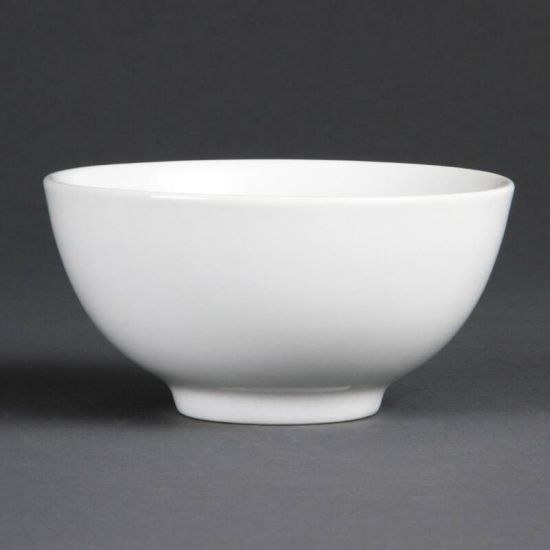 Olympia Whiteware Rice Bowls 130mm Box of 12 URO C253