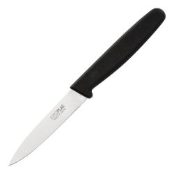 Hygiplas Straight Blade Paring Knife Black 7.5cm Hygiplas Straight Blade Paring Knife Black 7.5cm