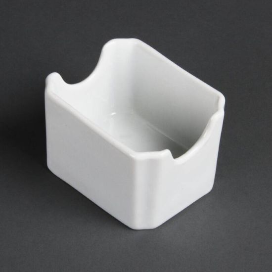 Olympia Whiteware Sachet Holders Box of 6 URO C346 Olympia Whiteware Sachet Holders Box of 6 URO C346