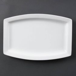 Olympia Whiteware Rectangular Plates 320mm (Pack of 6) Olympia Whiteware Rectangular Plates 320mm (Pack of 6)