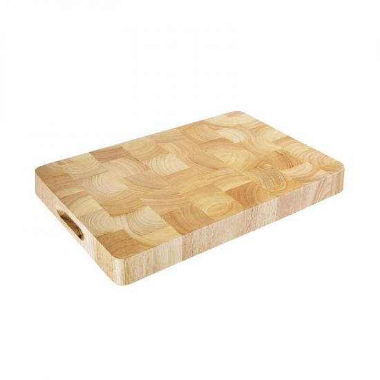 Vogue Rectangular Wooden Chopping Board Medium URO C459