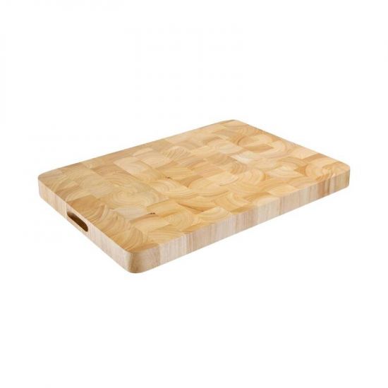Vogue Rectangular Wooden Chopping Board Large URO C460