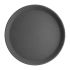 Kristallon Polypropylene Round Non-Slip Tray Black 356mm