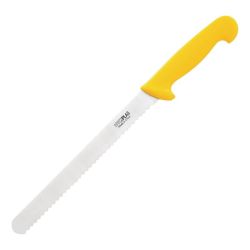 Hygiplas Serrated Slicer Yellow 25.5cm Hygiplas Serrated Slicer Yellow 25.5cm