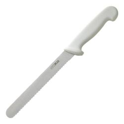Hygiplas Bread Knife White 20.5cm Hygiplas Bread Knife White 20.5cm