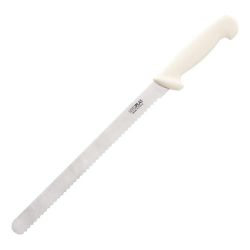 Hygiplas Serrated Slicer White 30.5cm Hygiplas Serrated Slicer White 30.5cm