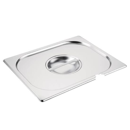 Vogue Stainless Steel 1/2 Notched Gastronorm Lid URO CB171 Vogue Stainless Steel 1/2 Notched Gastronorm Lid URO CB171