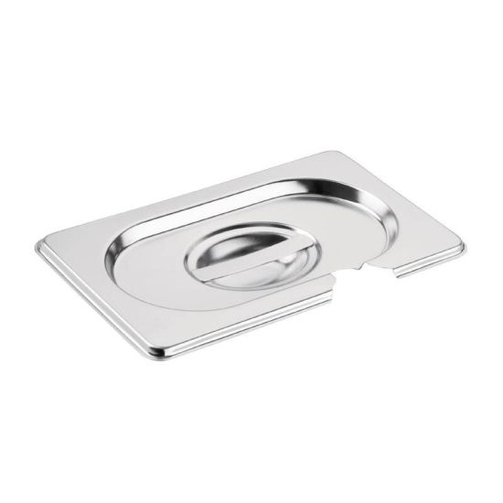 Vogue Stainless Steel 1/9 Notched Gastronorm Lid URO CB176 Vogue Stainless Steel 1/9 Notched Gastronorm Lid URO CB176