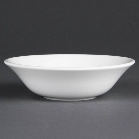 Olympia Whiteware Oatmeal Bowls 150mm Box of 12 URO CB475 Olympia Whiteware Oatmeal Bowls 150mm Box of 12 URO CB475
