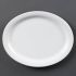 Olympia Whiteware Oval Platters 250mm (Pack of 6)