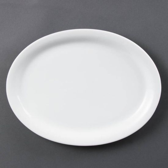 Olympia Whiteware Oval Platters 295mm Box of 6 URO CB484 Olympia Whiteware Oval Platters 295mm Box of 6 URO CB484