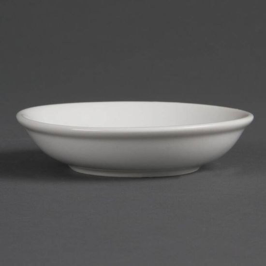 Olympia Whiteware Soy Dishes 100mm Box of 12 URO CB494