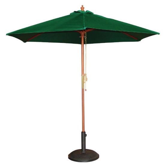 Bolero Round Parasol 2.5m Diameter Green URO CB512