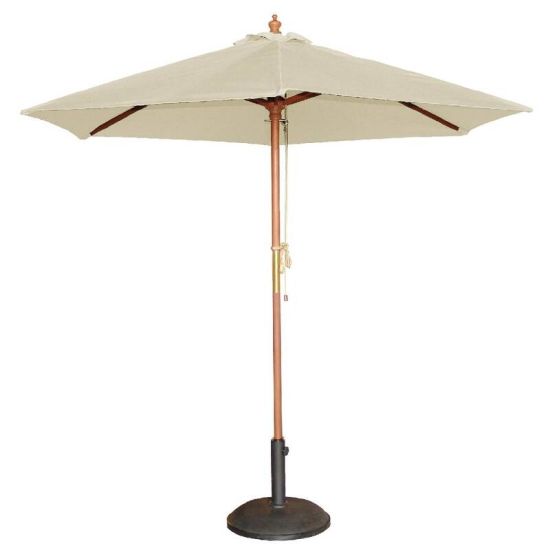 Bolero Round Parasol 2.5m Diameter Cream URO CB513