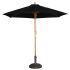 Bolero Round Parasol 3m Diameter Black