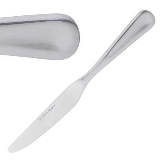 Olympia Roma Dessert Knife Box of 12 URO CB629 Olympia Roma Dessert Knife Box of 12 URO CB629