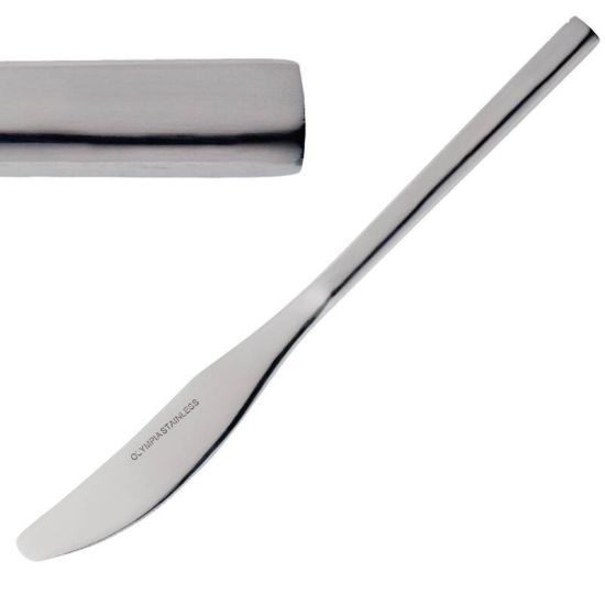 Olympia Napoli Table Knife Box of 12 URO CB634 Olympia Napoli Table Knife Box of 12 URO CB634