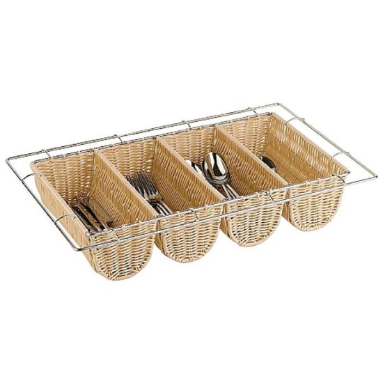 APS Rattan Cutlery Dispenser URO CB674