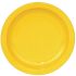 Kristallon Polycarbonate Plates Yellow 172mm (Pack Of 12)