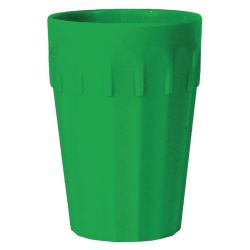 Kristallon Polycarbonate Tumblers Green 260ml (Pack Of 12) Kristallon Polycarbonate Tumblers Green 260ml (Pack Of 12)