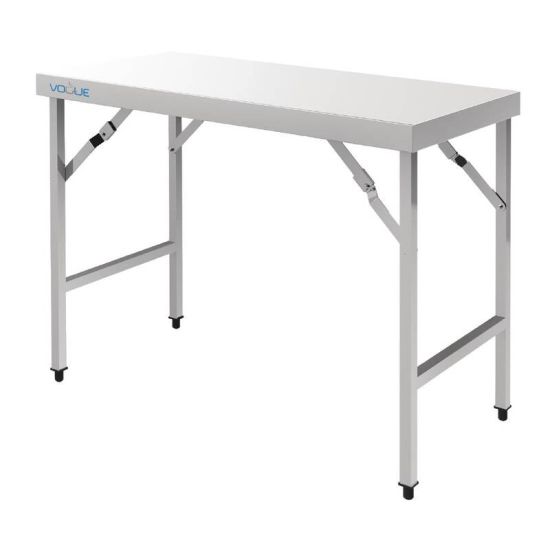 Vogue Stainless Steel Folding Table 1800mm URO CB906 Vogue Stainless Steel Folding Table 1800mm URO CB906