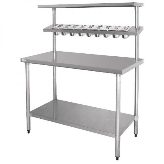 Vogue Stainless Steel Prep Station With Gantry Large URO CB909